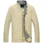 ralph lauren veste aux plus decontractees col haut beige